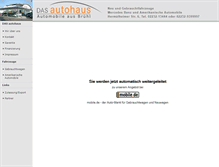 Tablet Screenshot of das-autohaus-bruehl.de